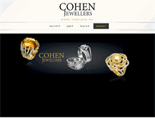 Tablet Screenshot of cohenjewelers.com